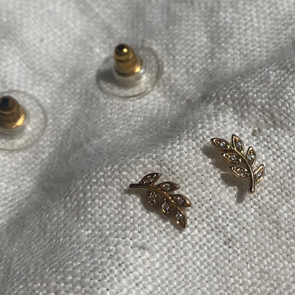 18k Gold Plated Swarovski Crystal Earrings